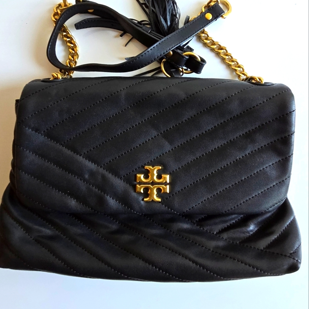 Tory Burch Kira Convertible Crossbody Bag Black